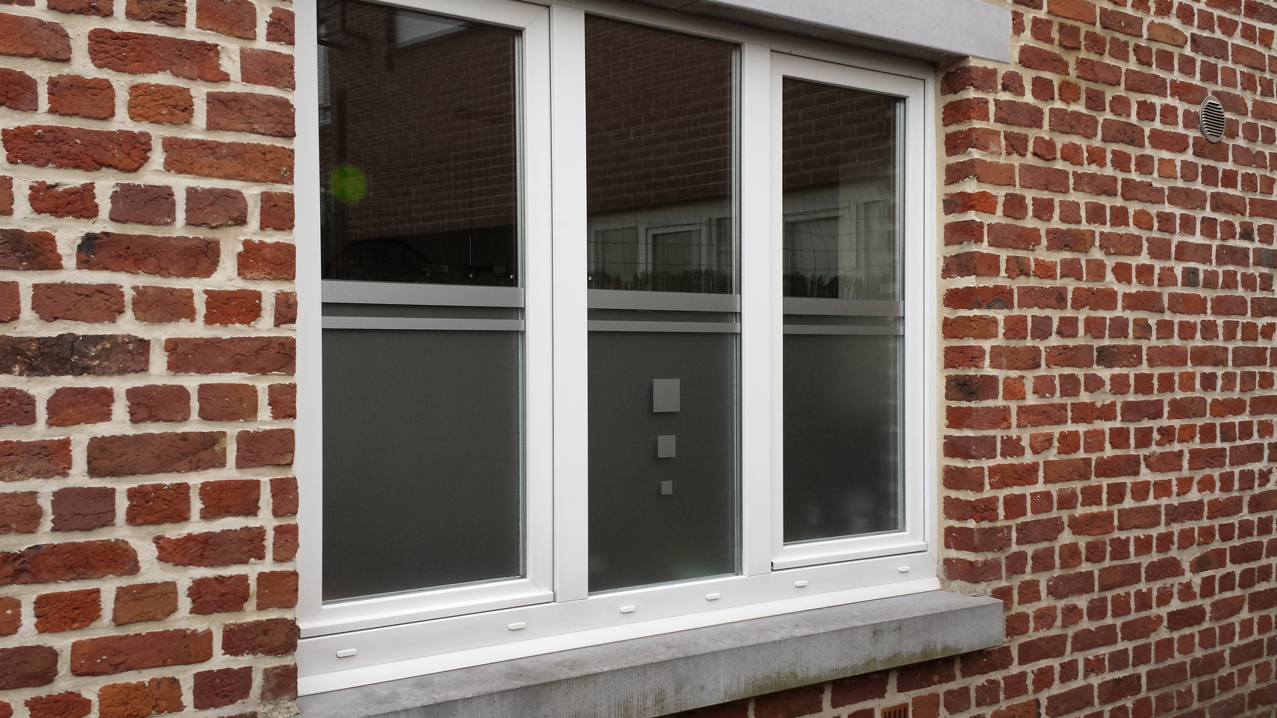 Décoration verre sablé résidentiel